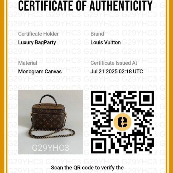 Louis Vuitton Reverse Monogram Vanity Bag - Picture 2 of 8